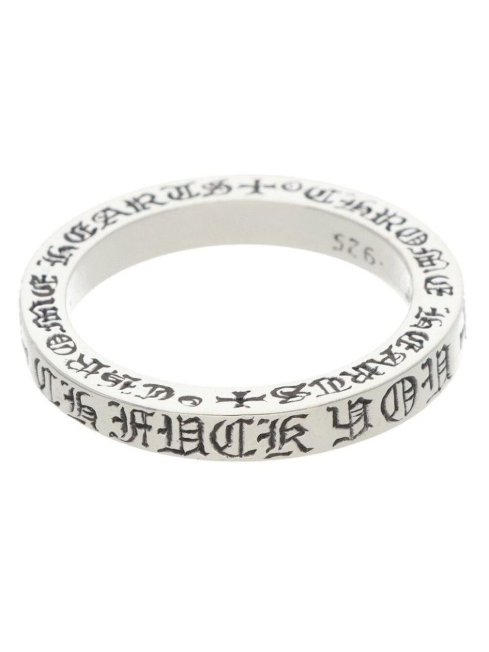 Chrome Hearts Spacer Fckyou Silver Ring